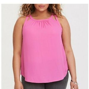 💖Torrid -Pink cut out blouse💖